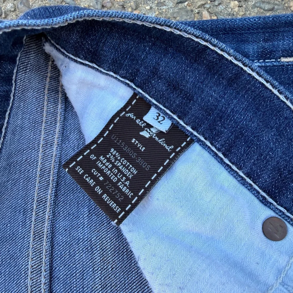 7 For All Mankind Dojo Jeans Dark Wash - Picture 4 of 10